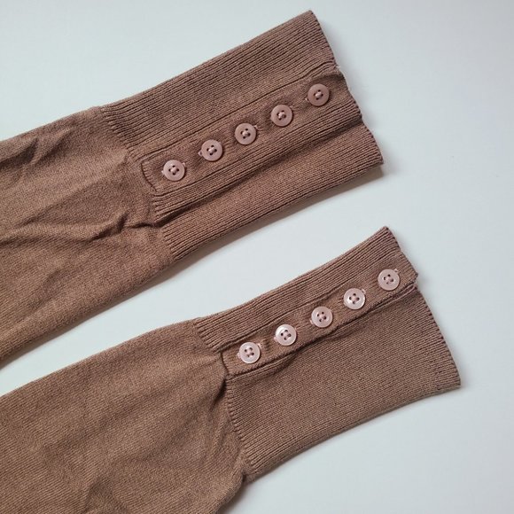 Refashioned Vintage Button Cuffed Sweater (M/L) - Picture 7 of 7